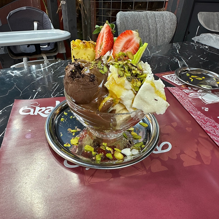 Nutella fruit salad