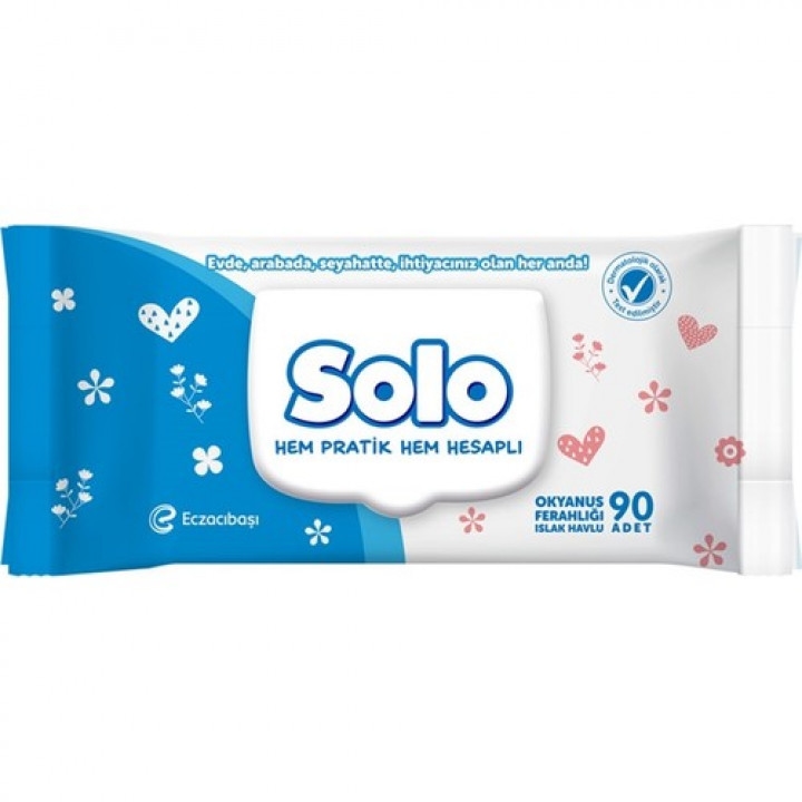 SOLO ISLAK HAVLU  MENDİL 90 ADET