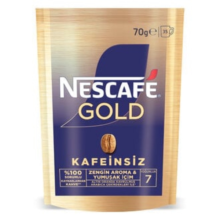 NESCAFE GOLD KAFEİNSİZ 70 G