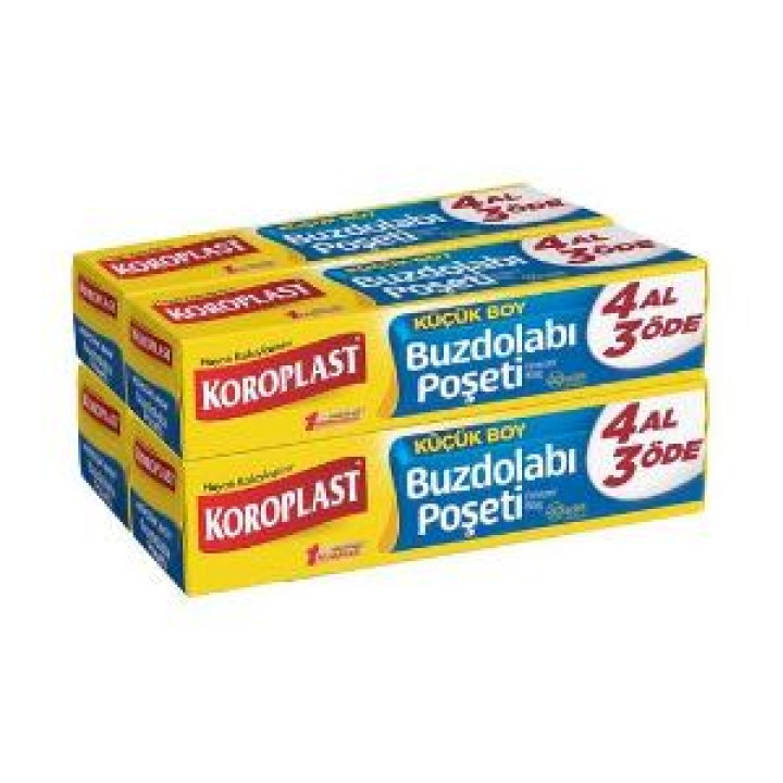 KOROPLAST KÜÇÜK BOY BUZDOLABI POŞETİ ADET 40 X 4