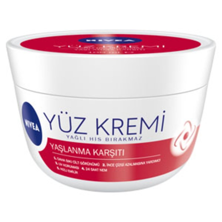 NIVEA YÜZ KREMİ 88% DOĞAL KAYNAKLİ İÇERİK 5 İN 1 100 ml