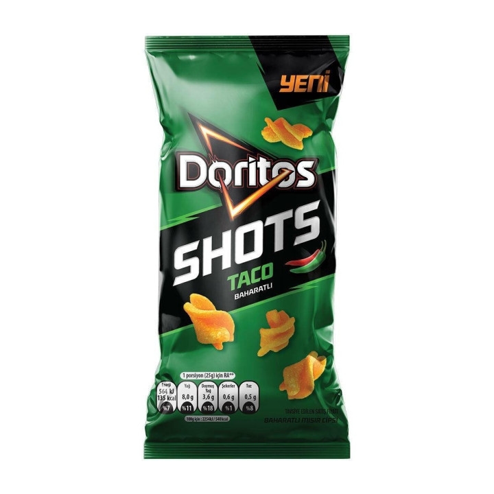 DORITOS SHOTS TACO BAHARATLI 26 G