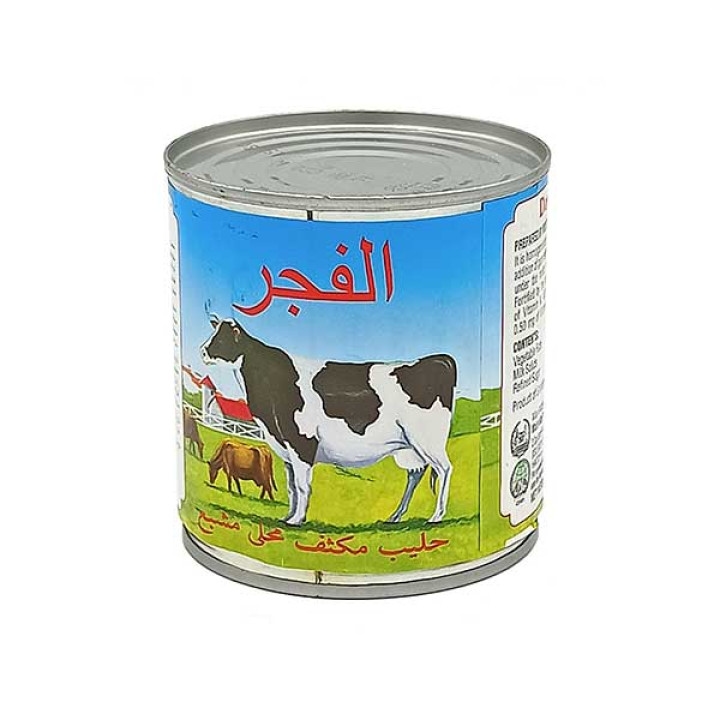 حليب مكثف محلى الفجر 390 غرام 