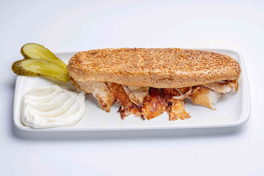 Chicken Shawarma in Samoon Bread