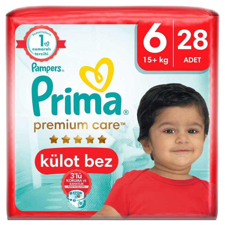 PRIMA KÜLOT BEZ PREMİUM CARE 6 ADET 28