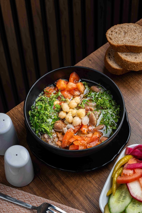 Beans with olive oil