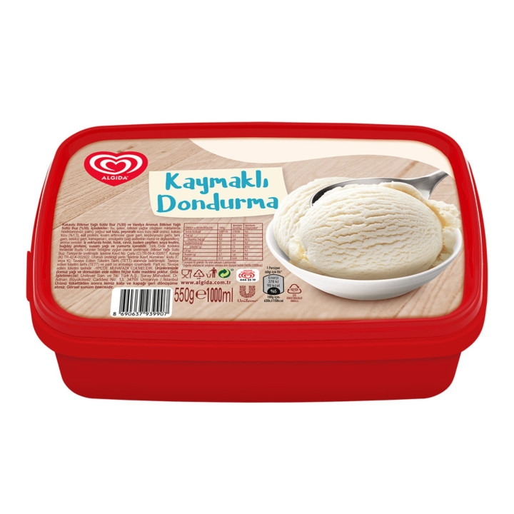 ALGİDA KAYMAKLI DONDURMA 1000 ml