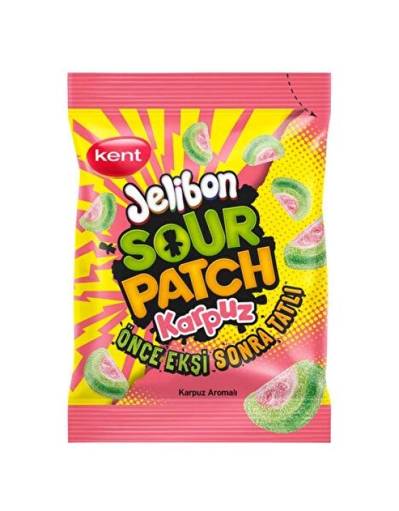KENT JELİBON SOUR PATCH KARPUZ 80 G
