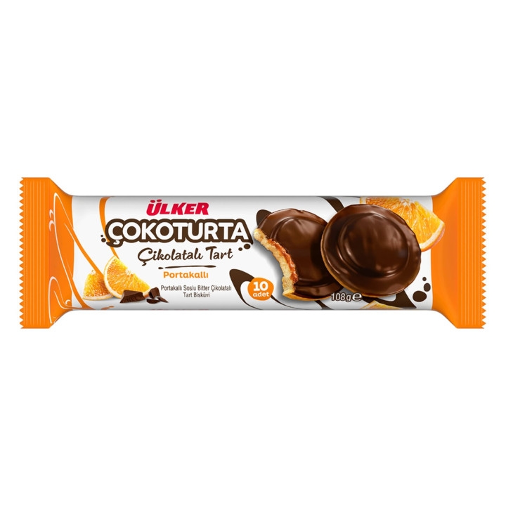ÜLKER ÇOKOTURTA PORTAKALLI 108 G