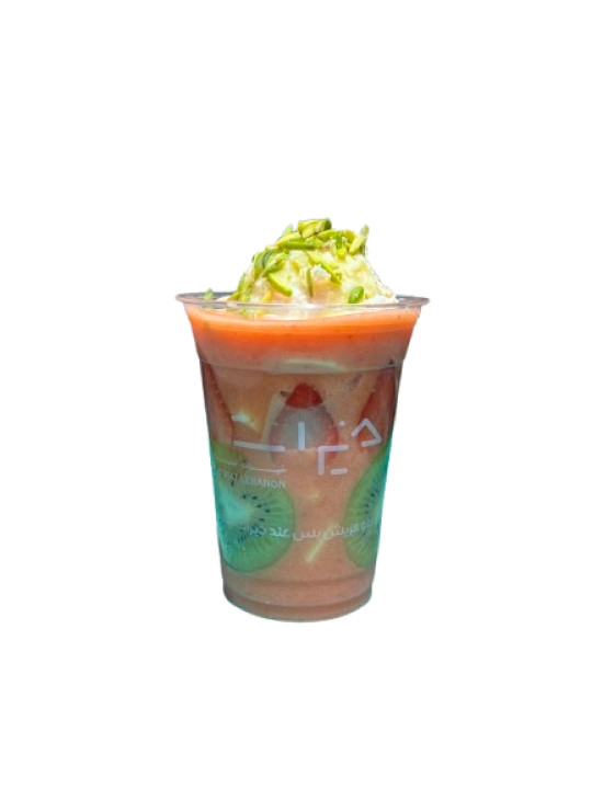 Fruits Cocktail with Achta takeaway Large Size