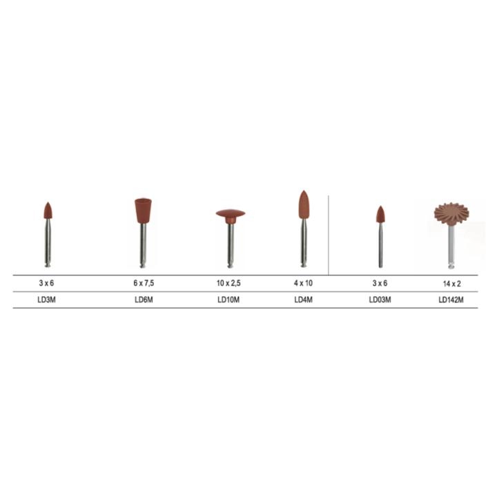 NAIS Diamond Polishers For Lithium Disilicate (Smoothing & Polishing)