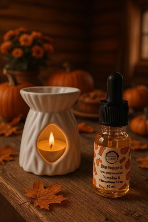زيت عطري منزلي بعطر كعكه اليقطين بالقرفة