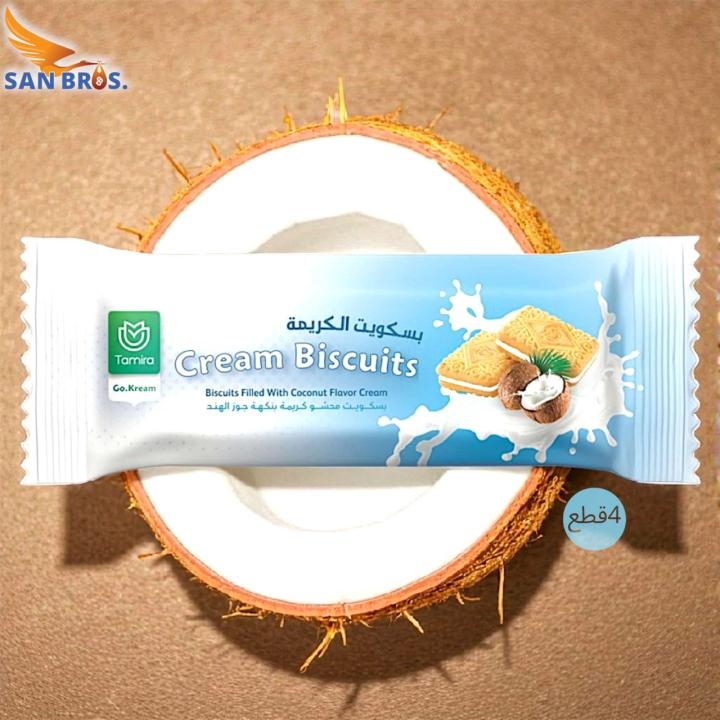 تاميرا بسكويت محشو بنكهة جوز الهند 25 غرام