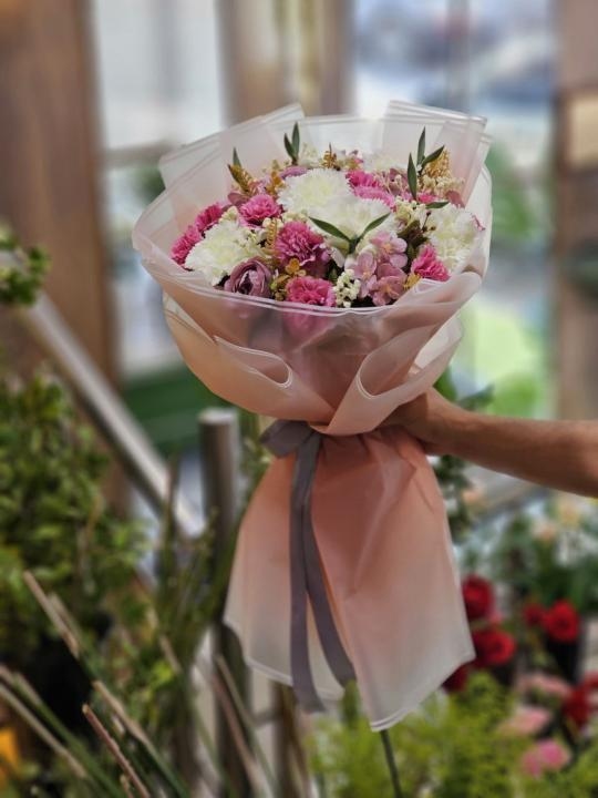 بوكيه ورد صناعي 1