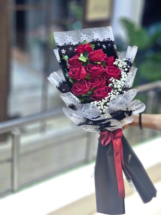 بوكيه ورد صناعي 16