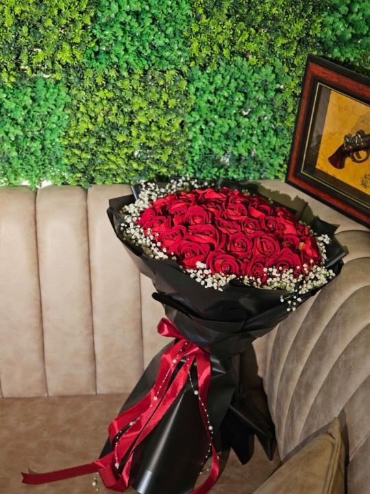 بوكيه ورد صناعي 19