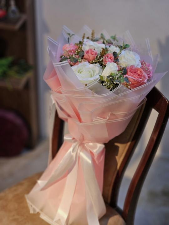 بوكيه ورد صناعي 22