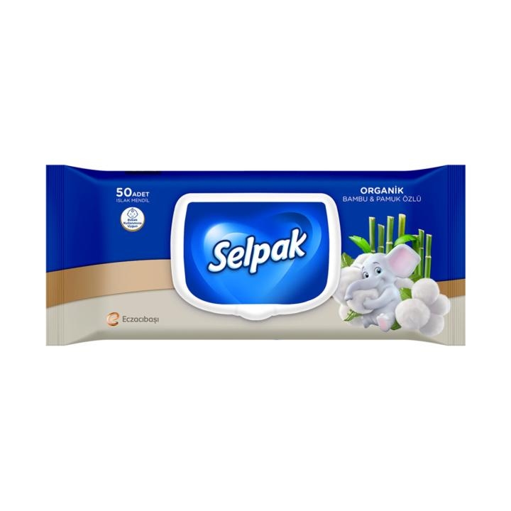 سيلباك مناديل معطرة بامبو وقطن عدد 50