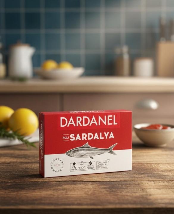 داردانيل سردين حار 125 غرام