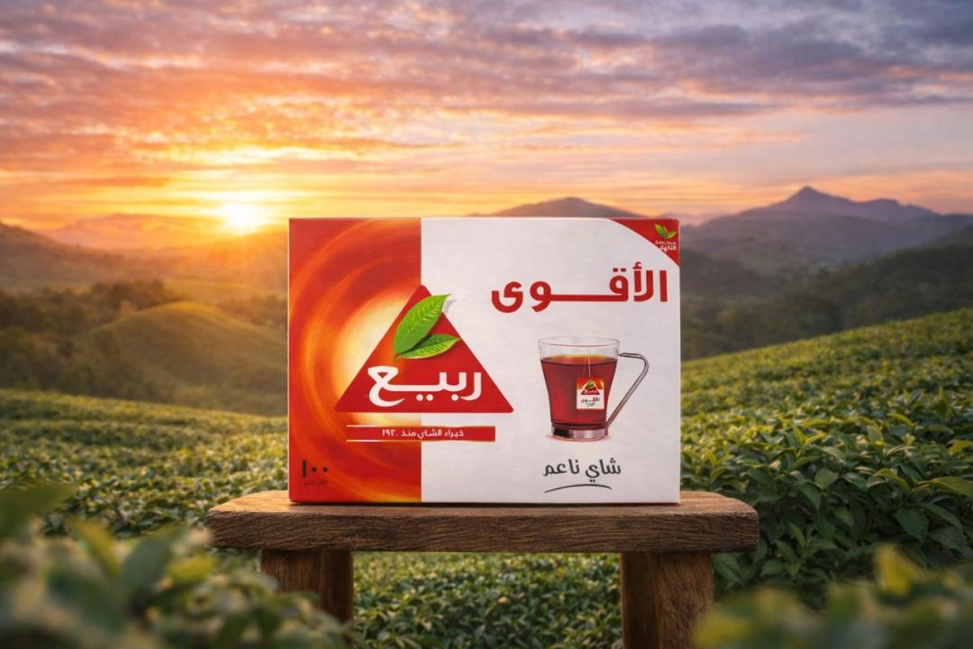 ربيع الأقوى شاي أسود ناعم عدد 100