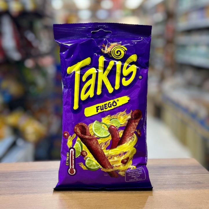 شيبس تاكيس بنكهة الفلفل الحار والليمون - Takis Fuego