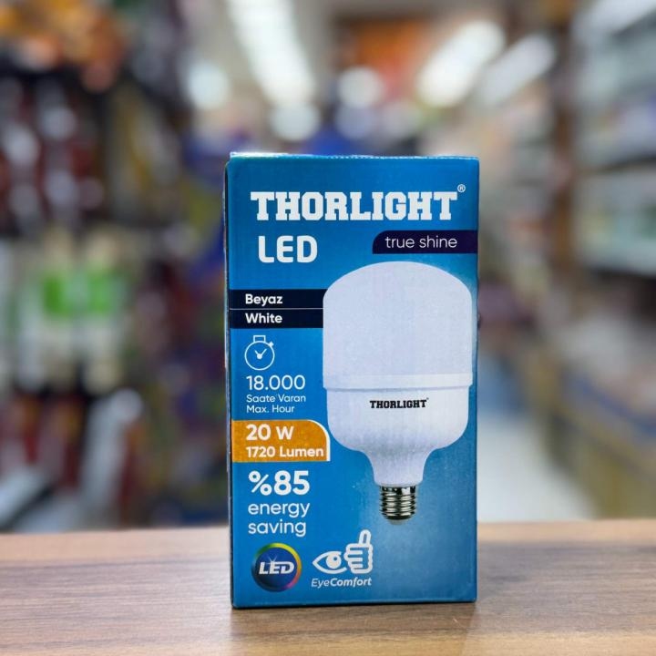 لمبة ليد اقتصادية ضوء أبيض - THORLIGHT (20 واط)