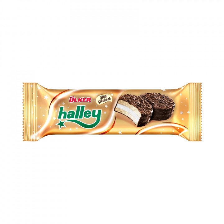 ÜLKER HALLEY SÜTLÜ ÇİKOLATALI 66 G