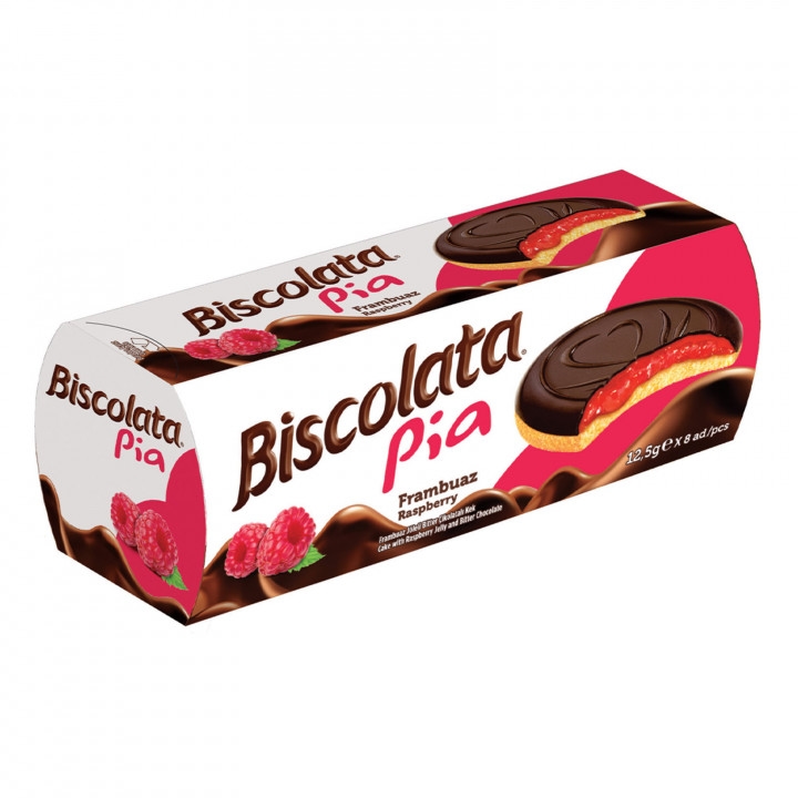 BİSCOLATA PİA FRAMBUAZ 100 G ADET 8