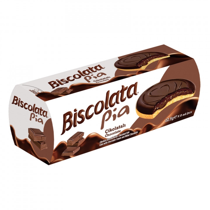 BİSCOLATA PİA ÇİKOLATALI 100 G ADET 8