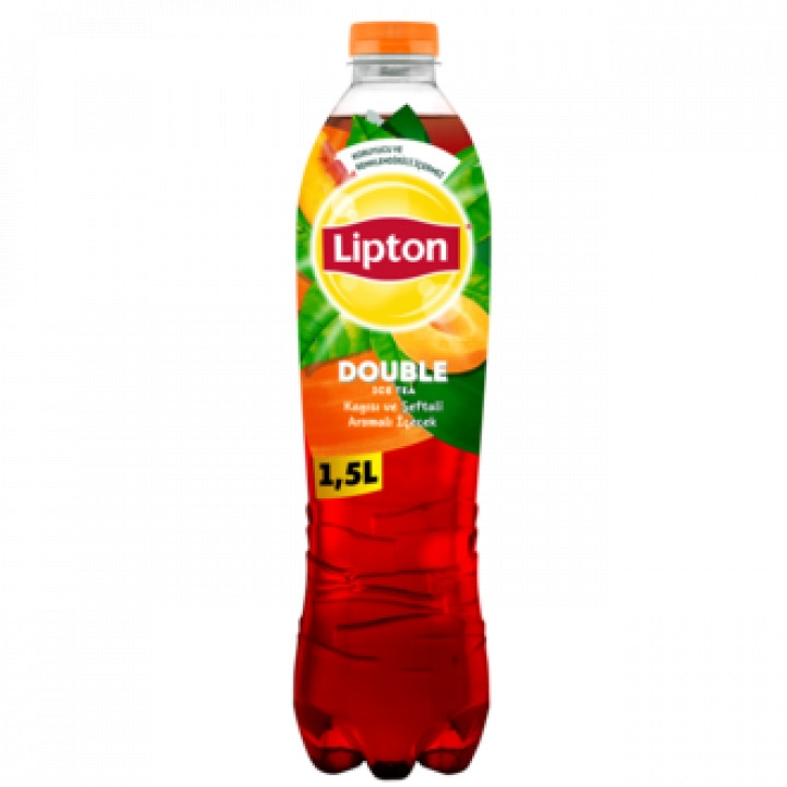 LİPTON ICE TEA DOUBLE KAYISI VE ŞEFTALİ 1,5 L