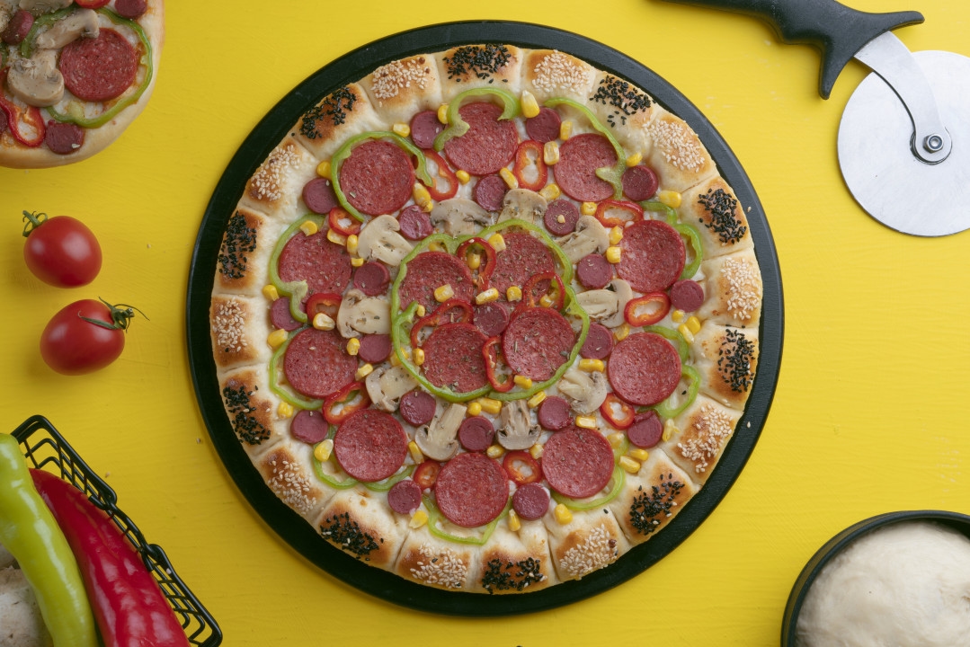 karışık pizza (büyük)