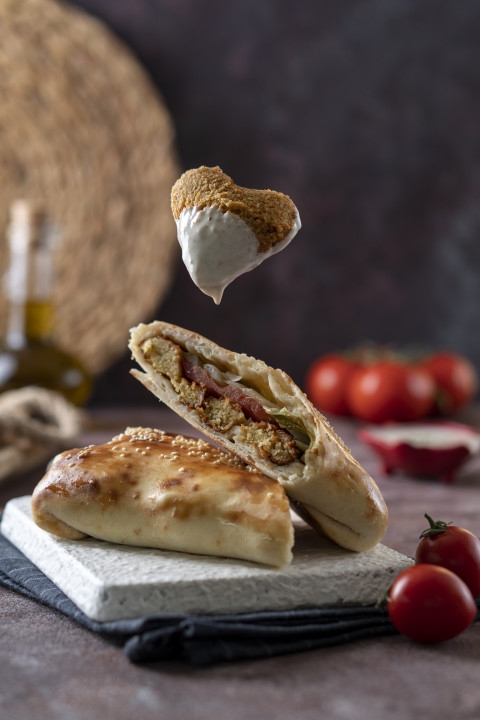 Falafel pie