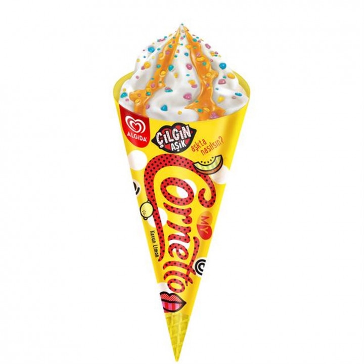 ALGİDA CORNETTO LİMON & BEYAZ ÇİKOLATA 125 ml