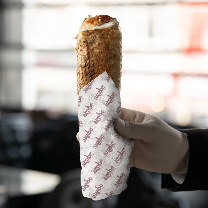 Double shawarma sandwich