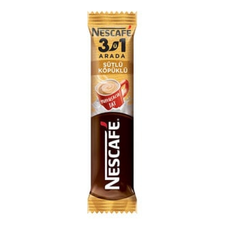 NESCAFE 3 IN 1 SÜTLÜ KÖPÜKLÜ 17.4 G