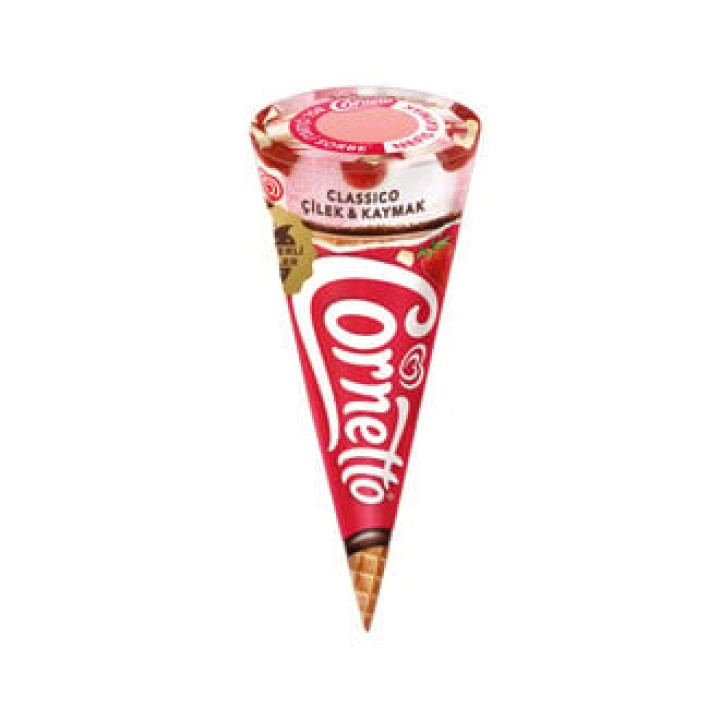 ALGİDA CORNETTO ÇİLEK & KAYMAK 120 ml