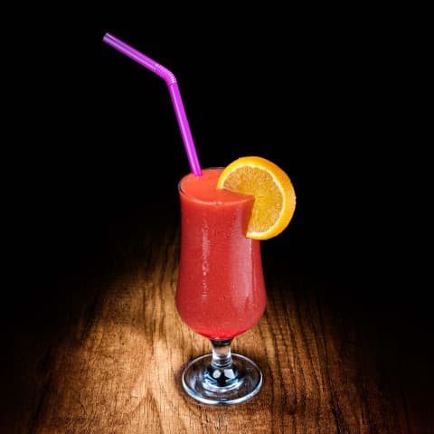 Orange and strawberry