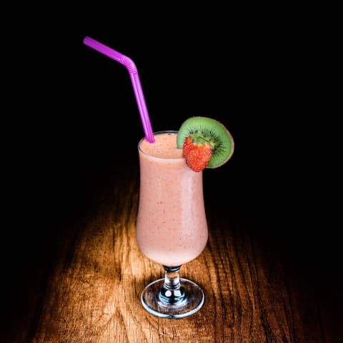 Strawberry and kiwi