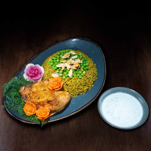 Freekeh with chicken