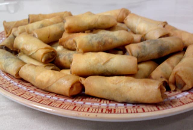 سبرينغ رول سبانخ فاخر