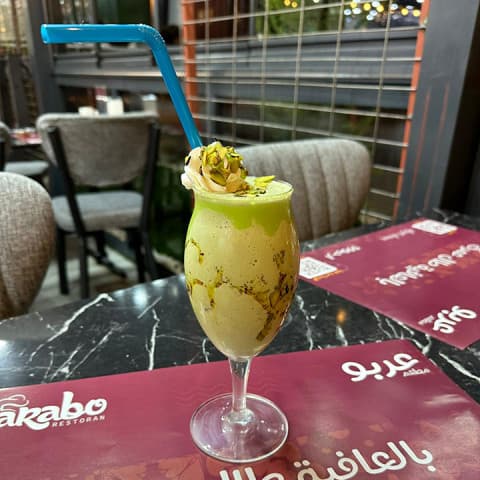 Pistachio milkshake