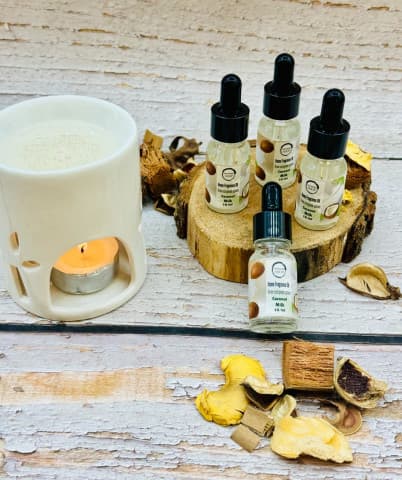 زيت عطري منزلي حليب جوز الهند