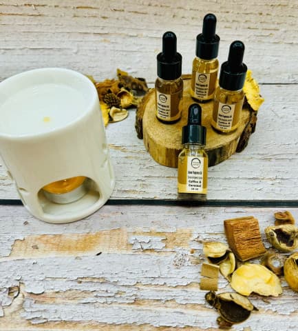 زيت عطري منزلي بعطر  القهوة المحمصة
