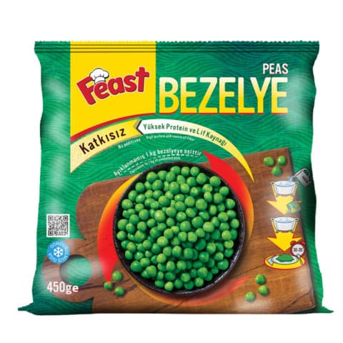 FEAST BEZELYE PEAS 450 G