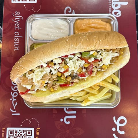 Fajita sandwich