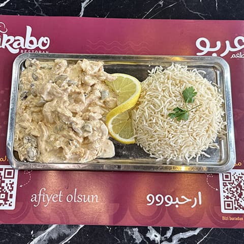 Chicken with mushroom meal