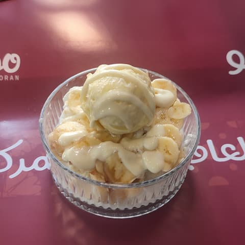 Qashtota with banana