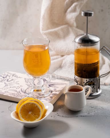 Bal ve limonlu zencefil