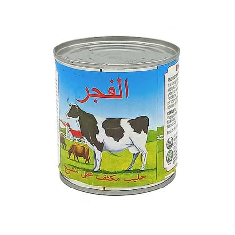 حليب مكثف محلى الفجر 390 غرام 