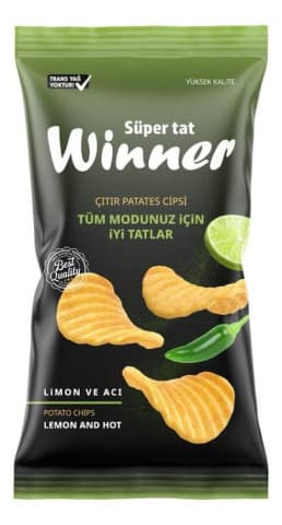 winner patates cipsi (limon ve acı aromalı)